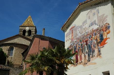 Village de Meyras en Ardèche